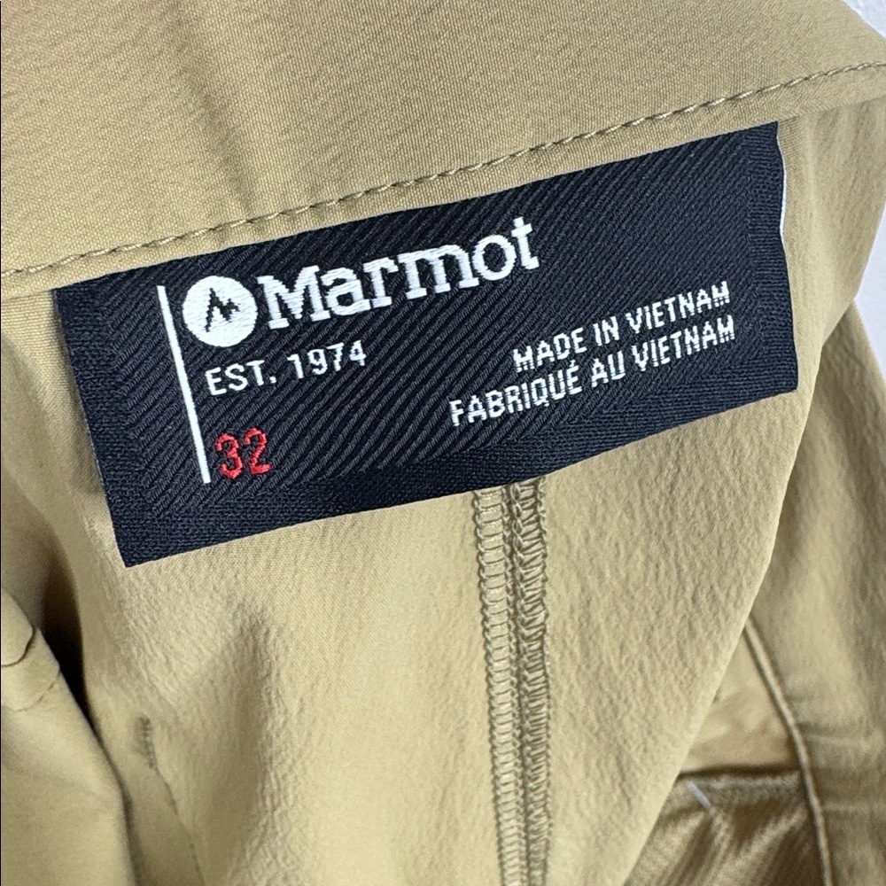 Marmot Men's Arch Rock Pant Tan Size 32 NWT Hiking Outdoor Technical Stretch - Picture 6 of 8